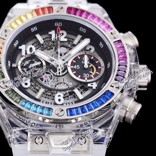 耐久性に優れ 2021春夏 ウブロ HUBLOTコピーブランド メンズ 腕時計 BIG BANGシリーズ411.JX.4802.RT 2色可選