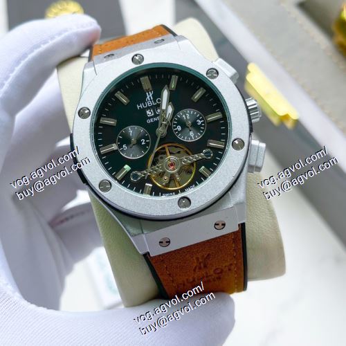 柔らかな質感 ウブロ メンズ 腕時計 5色可選 2021春夏 HUBLOTブランドスーパーコピー BIG BANGシリーズ 37.9*11.5mm