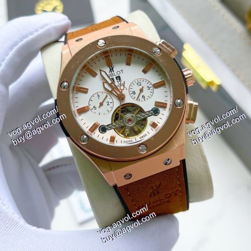 柔らかな質感 ウブロ メンズ 腕時計 5色可選 2021春夏 HUBLOTブランドスーパーコピー BIG BANGシリーズ 37.9*11.5mm
