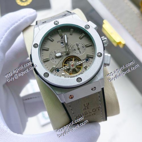 柔らかな質感 ウブロ メンズ 腕時計 5色可選 2021春夏 HUBLOTブランドスーパーコピー BIG BANGシリーズ 37.9*11.5mm