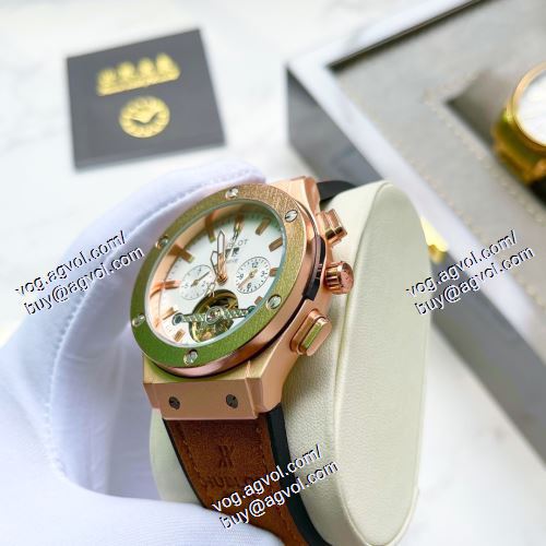柔らかな質感 ウブロ メンズ 腕時計 5色可選 2021春夏 HUBLOTブランドスーパーコピー BIG BANGシリーズ 37.9*11.5mm