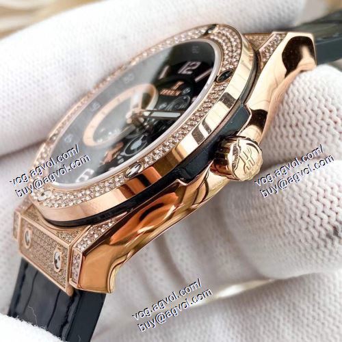 注目のアイテム ウブロ HUBLOTブランドコピー 2021春夏 メンズ 腕時計 5色可選 45*13mm メンズ腕時計コピー 316ステンレス ラバー 機械式（自動巻き）ムーブメント ウブロ HUBLOT コピー