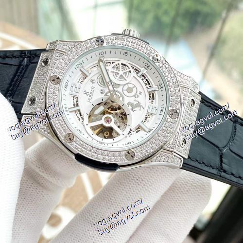 注目のアイテム ウブロ HUBLOTブランドコピー 2021春夏 メンズ 腕時計 5色可選 45*13mm メンズ腕時計コピー 316ステンレス ラバー 機械式（自動巻き）ムーブメント ウブロ HUBLOT コピー