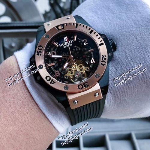 2021春夏 人気 ランキング ウブロ HUBLOT 5色可選 メンズ 腕時計 ウブロブランド コピー 45*13mm コーティング高密度鏡面 機械式（自動巻き）ムーブメント