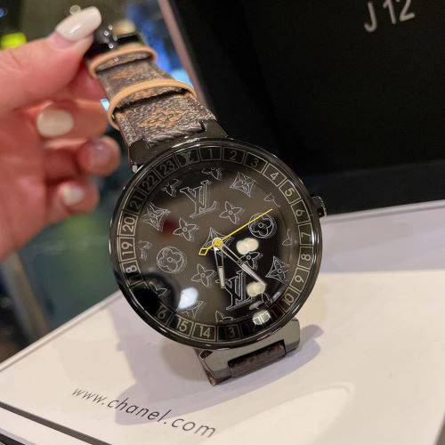 デザイン性の高い ステンレス ミネラルガラス 2022早春 ルイ ヴィトン LOUIS VUITTON ルイ ヴィトンスーパーコピー 自動巻き ムーブメント 牛革布地ベルト 女性用腕時計