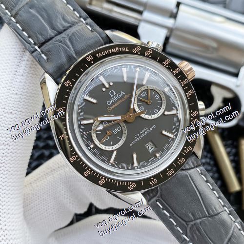5色可選 OMEGA オメガコピー お洒落な存在感 2021春夏 メンズ 腕時計 42mm レザー 機械式（自動巻き）ムーブメント 摩擦に強い鉱物質鏡面 品質保証 OMEGA時計コピー