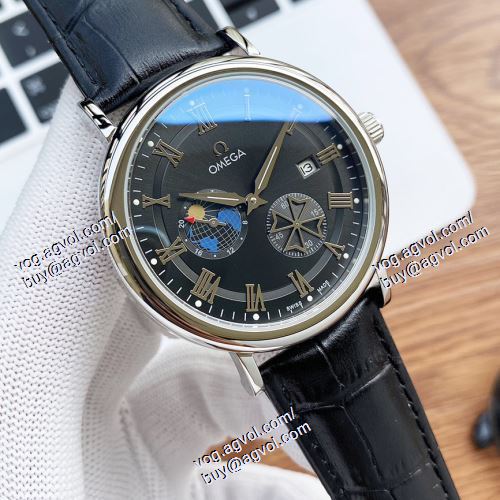 オメガ OMEGAブランド コピー 2021春夏 4色可選 メンズ 腕時計 大人キレイに仕立てる 41x13mm 機械式（自動巻き）ムーブメント コーティングガラス