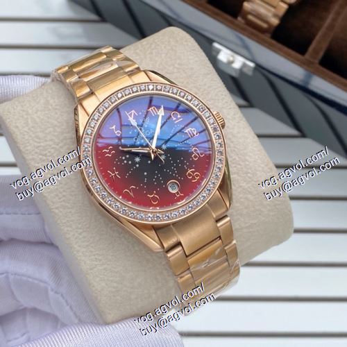 オメガ OMEGAコピー ブランド 上質 2021春夏 女性用腕時計 多色選択可 33*12mm 316Lステンレス ミネラルガラス オリジナル クオーツ ムーブメント