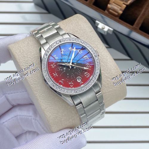 オメガ OMEGAコピー ブランド 上質 2021春夏 女性用腕時計 多色選択可 33*12mm 316Lステンレス ミネラルガラス オリジナル クオーツ ムーブメント