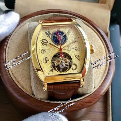 最安値！パテックフィリップ Patek Philippe 2021春夏 パテックフィリップスーパーコピー メンズ 腕時計 多色選択可 PATEKPHILIPPEコピー 43*13mm 摩擦に強い鉱物質鏡面 レザー 大人気です
