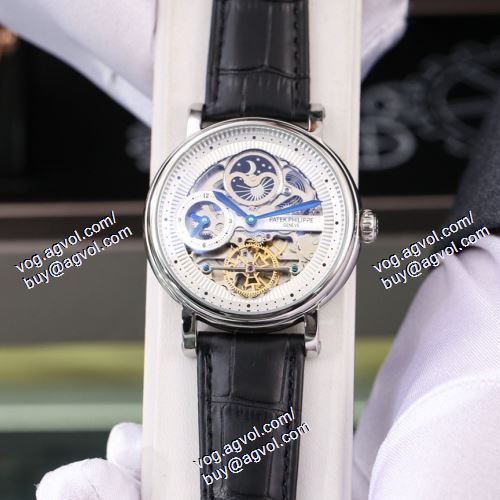 パテックフィリップ Patek Philippe お買い得品 2021春夏 メンズ 腕時計PATEK PHILIPPEコピー ブランド 多色選択可 43*12mm ミネラルガラス 機械式（自動巻き）ムーブメント レザー 男性必需品 パテックフィリップブランド腕時計