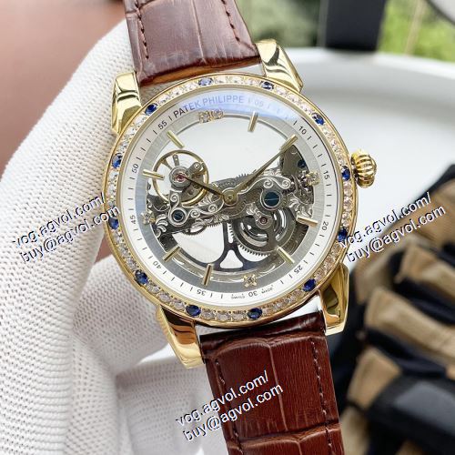 メンズ 腕時計 数に限りがある 多色選択可 パテックフィリップ偽物ブランド Patek Philippe 2021春夏 316ステンレス 機械式（自動巻き）ムーブメント 42x12.5mm レザー パテックフィリップブランド腕時計