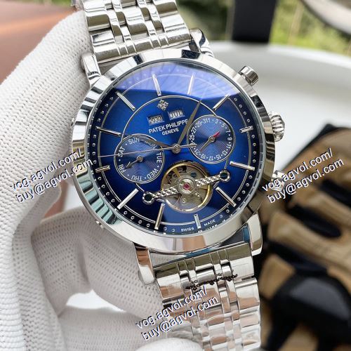 パテックフィリップ Patek Philippe 2021春夏 落ち着いた感覚 メンズ 腕時計 パテックフィリップスーパーコピー 多色選択可 42mm，12.5mm 機械式（自動巻き）ムーブメント 韓国偽物時計 パテックフィリップブランド腕時計 お買取より三年保証