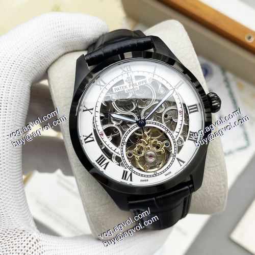 大人っぼい パテックフィリップブランドコピー Patek Philippe 2021春夏 メンズ 腕時計 多色選択可 43*13mm 機械式（自動巻き）ムーブメント レザー ミネラルガラス 品質保証