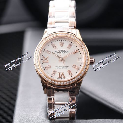 ムダな装飾を排したデザイン ロレックス ROLEX 2021春夏 ロレックスブランド 偽物 通販 女性用腕時計 5色可選 清新で優雅で、気前がいいです