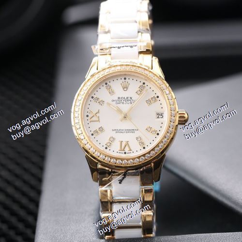ムダな装飾を排したデザイン ロレックス ROLEX 2021春夏 ロレックスブランド 偽物 通販 女性用腕時計 5色可選 清新で優雅で、気前がいいです