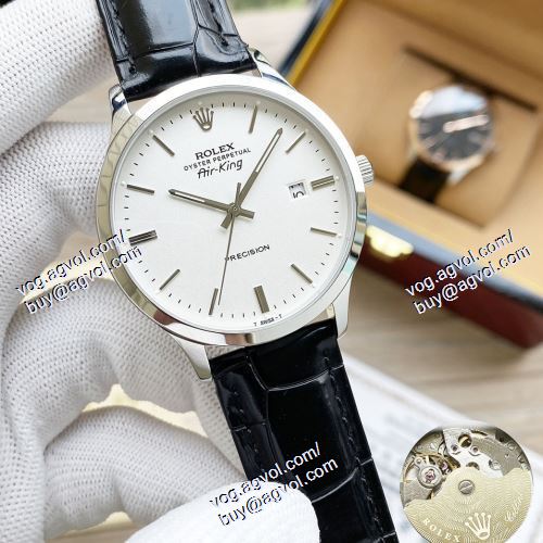 今話題の最新作 ロレックス ROLEX偽物ブランド 2021春夏 メンズ 腕時計 5色可選 40*13mm 経典大きい3針設計、尊貴な大気、紳士風格、抜群品質、全都市を熱売します 自動巻き ムーブメント 316ステンレス ミネラルガラス 高級時計コピー