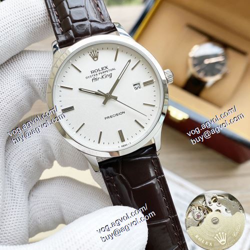 今話題の最新作 ロレックス ROLEX偽物ブランド 2021春夏 メンズ 腕時計 5色可選 40*13mm 経典大きい3針設計、尊貴な大気、紳士風格、抜群品質、全都市を熱売します 自動巻き ムーブメント 316ステンレス ミネラルガラス 高級時計コピー