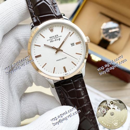 今話題の最新作 ロレックス ROLEX偽物ブランド 2021春夏 メンズ 腕時計 5色可選 40*13mm 経典大きい3針設計、尊貴な大気、紳士風格、抜群品質、全都市を熱売します 自動巻き ムーブメント 316ステンレス ミネラルガラス 高級時計コピー