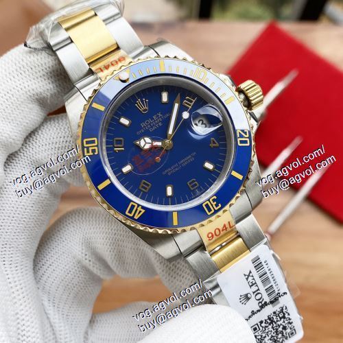 ロレックス ROLEX サファイヤクリスタル風防 首胸ロゴ スーパーコピー 2021 メンズ 腕時計 機械式 3色可選 40mm13mm 316Lステンレス 
