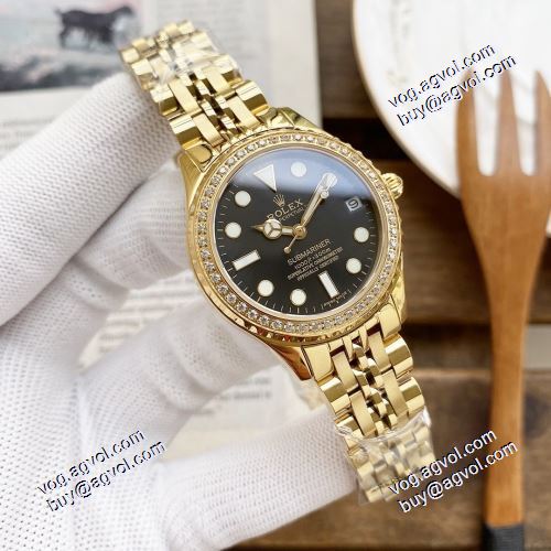 女性用腕時計 ROLEXコピーブランド 実用性に溢れるアイテム 機械式（自動巻き）2021春夏 ロレックス ROLEX 33x10mm 2色可選
