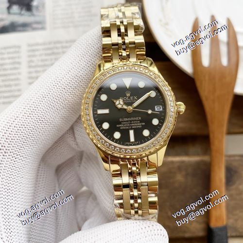 女性用腕時計 ROLEXコピーブランド 実用性に溢れるアイテム 機械式（自動巻き）2021春夏 ロレックス ROLEX 33x10mm 2色可選
