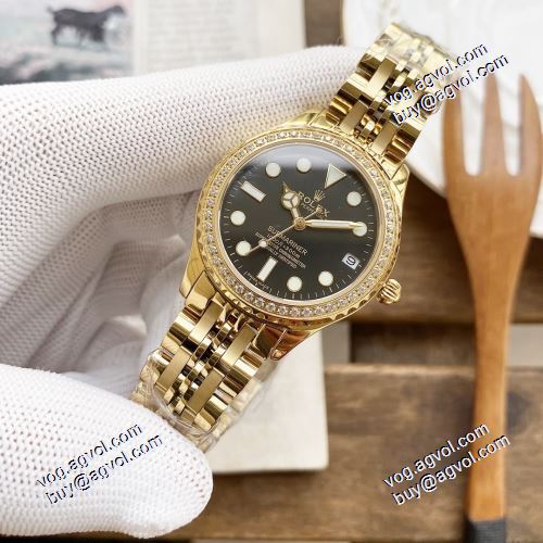 女性用腕時計 ROLEXコピーブランド 実用性に溢れるアイテム 機械式（自動巻き）2021春夏 ロレックス ROLEX 33x10mm 2色可選