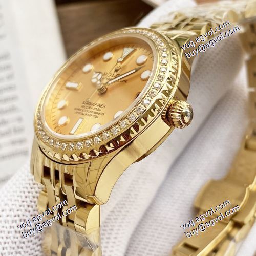 女性用腕時計 ROLEXコピーブランド 実用性に溢れるアイテム 機械式（自動巻き）2021春夏 ロレックス ROLEX 33x10mm 2色可選