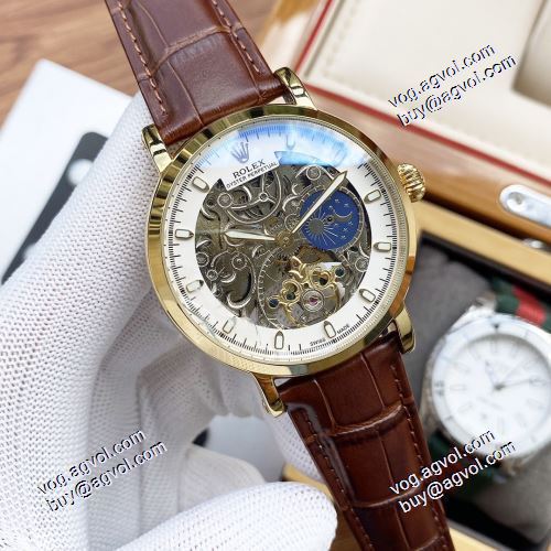 ショートパンツ 確定となる上品 2021春夏 透かし彫りムーブメント ロレックス ROLEX 42/12mm 男性用腕時計 多色選択可 ロレックススーパーコピー