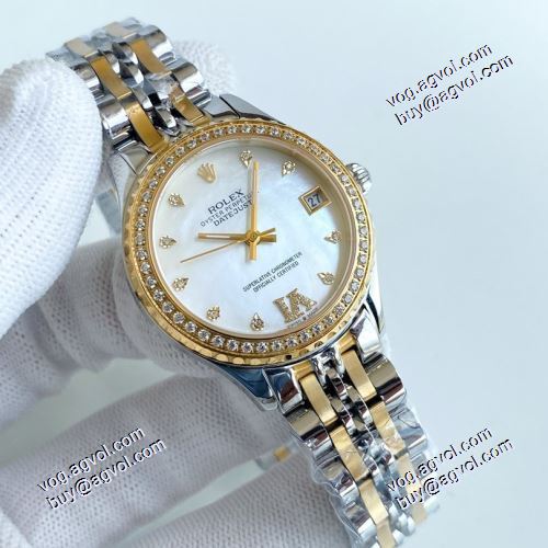 秋の定番2021春夏 ロレックス ROLEX 女性用腕時計 ロレックスブランドコピー 33x10mm 3色可選 機械式（自動巻き）