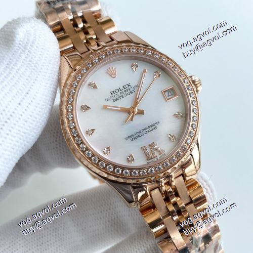 秋の定番2021春夏 ロレックス ROLEX 女性用腕時計 ロレックスブランドコピー 33x10mm 3色可選 機械式（自動巻き）