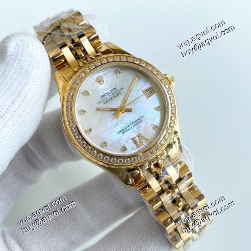 秋の定番2021春夏 ロレックス ROLEX 女性用腕時計 ロレックスブランドコピー 33x10mm 3色可選 機械式（自動巻き）
