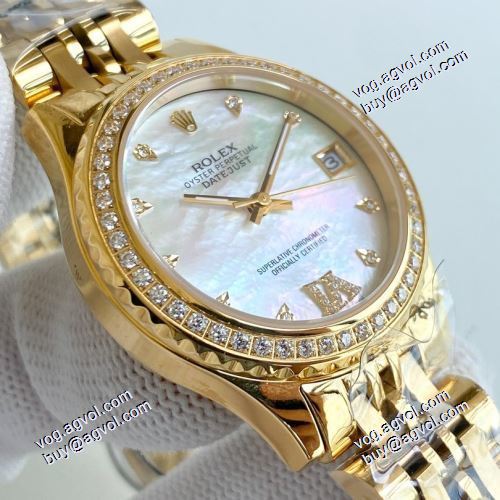 秋の定番2021春夏 ロレックス ROLEX 女性用腕時計 ロレックスブランドコピー 33x10mm 3色可選 機械式（自動巻き）