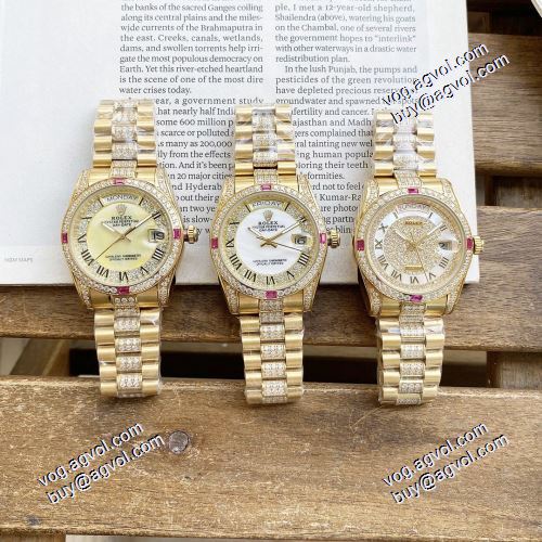 2021春夏 高級感演出 ロレックス ROLEX 36mm ロレックスブランドスーパーコピー 女性用腕時計 機械式 4色可選