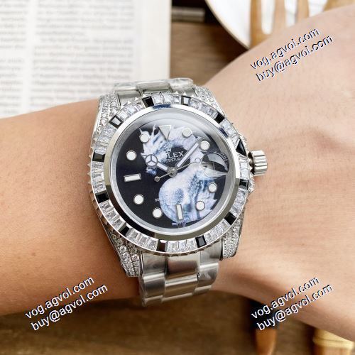 高級感溢れるデザイン 2021春夏 ロレックス ROLEX 40mm 男性用腕時計 機械式（自動巻き）2色可選 ROLEXコピー