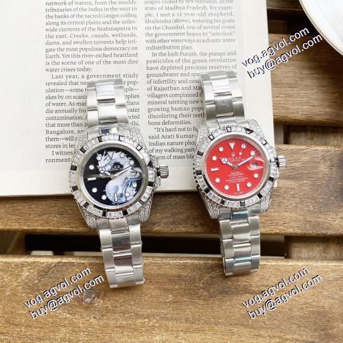 高級感溢れるデザイン 2021春夏 ロレックス ROLEX 40mm 男性用腕時計 機械式（自動巻き）2色可選 ROLEXコピー