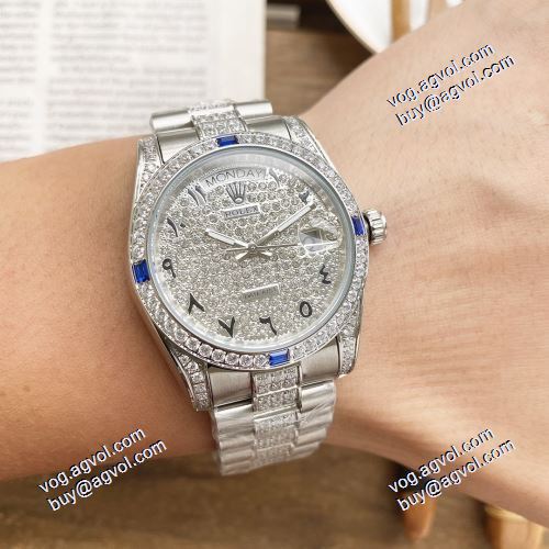 2021春夏 首胸ロゴ ロレックス ROLEX 36mm 女性用腕時計 機械式 3色可選 ROLEXブランド 偽物 通販