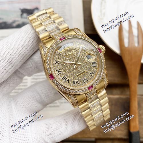 2021春夏 ムダな装飾を排したデザイン ロレックス偽物ブランド 女性用腕時計 ロレックス ROLEX 機械式（自動巻き） 4色可選