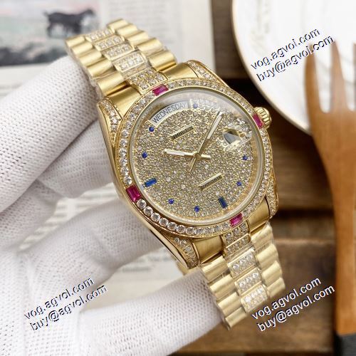 2021春夏 ムダな装飾を排したデザイン ロレックス偽物ブランド 女性用腕時計 ロレックス ROLEX 機械式（自動巻き） 4色可選