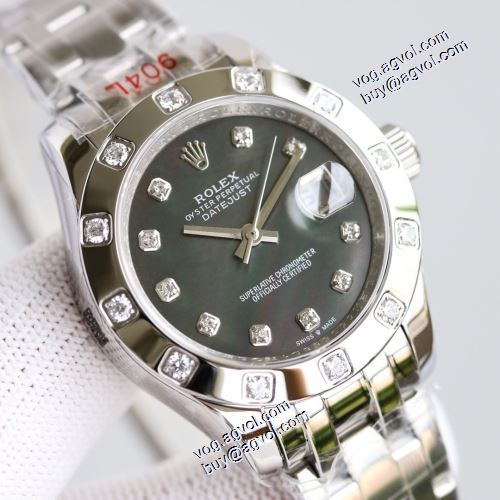 機械式 2021秋冬 黒文字盤  ロレックスコピー ロレックス ROLEX ステンレス 日本製クオーツ ミネラルガラス カレンダー機能付き
