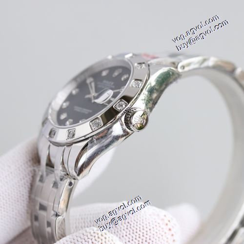 機械式 2021秋冬 黒文字盤  ロレックスコピー ロレックス ROLEX ステンレス 日本製クオーツ ミネラルガラス カレンダー機能付き