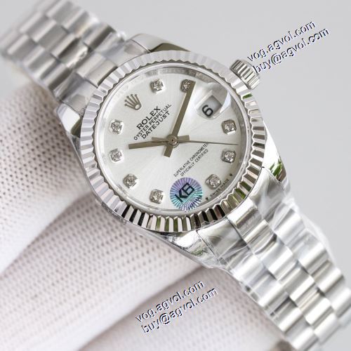 上級水晶ガラス 2021秋冬 多色選択可 女性用腕時計 ロレックス ROLEX 自動巻き 煌びやかな仕上がり ダイヤ付き時計ケース 機械式（自動巻き）ムーブメント