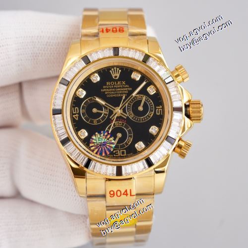 ステンレス スイス輸入クオーツムーブメント ビッグフェイス 2021秋冬 6針クロノグラフ 3色可選 ロレックス ROLEX 男性用腕時計 ミネラルガラス