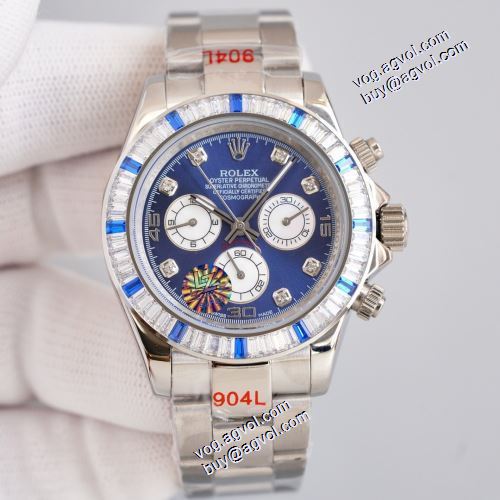 ステンレス スイス輸入クオーツムーブメント ビッグフェイス 2021秋冬 6針クロノグラフ 3色可選 ロレックス ROLEX 男性用腕時計 ミネラルガラス