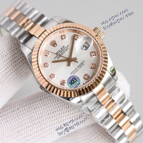 日付表示 お買取より三年保証 2021秋冬 上級全自動フライホイール機械 ロレックス ROLEX 4色可選 女性用腕時計 ステンレス サファイヤクリスタル風防