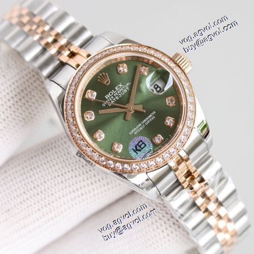 日付表示 お買取より三年保証 2021秋冬 上級全自動フライホイール機械 ロレックス ROLEX 4色可選 女性用腕時計 ステンレス サファイヤクリスタル風防