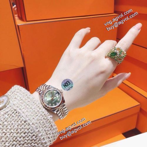 日付表示 お買取より三年保証 2021秋冬 上級全自動フライホイール機械 ロレックス ROLEX 4色可選 女性用腕時計 ステンレス サファイヤクリスタル風防