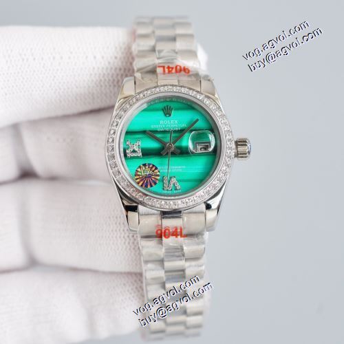 高級感ある カレンダー機能付き 2021秋冬 ステンレス ロレックス ROLEX 女性用腕時計 ロレックスブランド 偽物 通販 サファイヤクリスタル風防