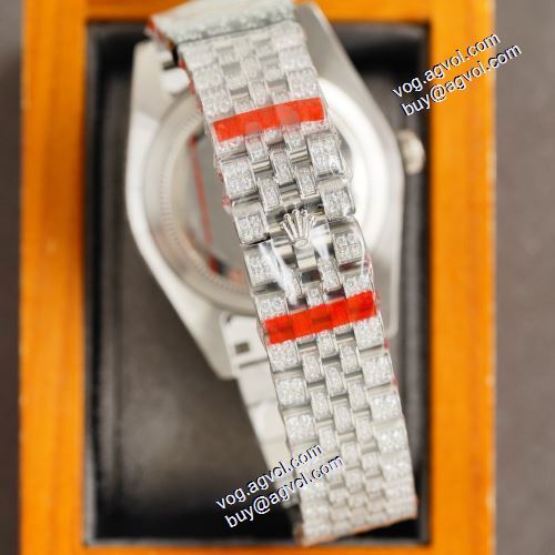 男性用腕時計 ダイヤ付き時計ケース  3色可選 ロレックスコピー 2021秋冬 ロレックス ROLEX カレンダー機能付き クロノメーター搭載 コーティングガラス