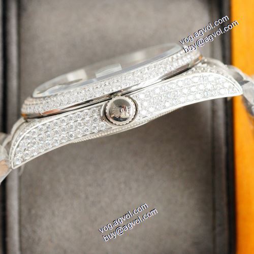 ダイヤベゼル 2021秋冬 ロレックススーパーコピー 日本輸入クオーツムーブメント ロレックス ROLEX カレンダー機能付き 男性用腕時計 上級水晶ガラス メッキ18K金